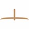 Ekena Millwork Bellingham Timber Gable Bracket, Western Red Cedar, 108"W x 40"H x 1 1/2"D x 5 1/2"F, 9/12 Pitch GBW108X40X0206BEL00SWR - alternate 1